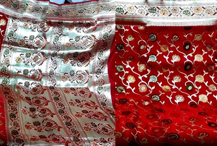 SAREE cost 49 thousand ! सुनकर यकीन नहीं हुआ न, यह देखना या खरीदना चाहती हैं तो आज ही पहुंच जाएं 'अपनी दुकान', 500 साल पुरानी ठप्पा छपाई वाली बेडशीट भी मिलेगी