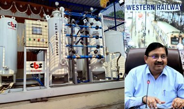 पश्चिम रेलवे के महाप्रबंधक ने दाहोद रेलवे अस्पताल में स्थापित PSA ऑक्सीजन प्लांट का किया वर्चुअल उद्घाटन, 41 लाख रुपए आई लागत
