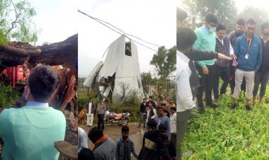 कलेक्टर के आदेश पर ओलावृष्टि से नुकसान का जायजा लेने अफसर फील्ड में पहुंचे, रिपोर्ट पर आज शाम को ही बैठक में होगी समीक्षा