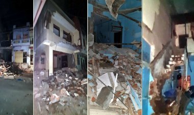 गुंडों और सटोरियों पर गिरी सरकारी गाज, SP की मौजूदगी में देर रात तक 12 घरों, दुकानों व गुमटियों पर चले बुल्डोजर, आप भी देखें अपराधियों का हश्र