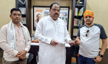 भाजपा मंडल अध्यक्ष नीलेश गांधी ने रतलाम विधायक चेतन्य काश्यप से निर्माण अनुमति में नजूल की NOC की अनिवार्यता समाप्त कराने की लगाई गुहार