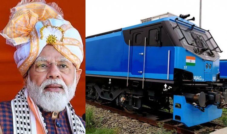 पीएम नरेंद्र मोदी आज दाहोद में 9 हजार हॉर्सपॉवर के इलेक्ट्रिक लोकोमोटिव उत्‍पादन इकाई की आधारशिला रखेंगे