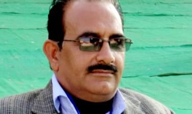 तहसीलदार के रीडर राधेश्याम सारस्वत को दी अंतिम विदाई, खेत से घर लौटते समय धोलावड़ मार्ग पर सड़क हादसे में हो गया था निधन