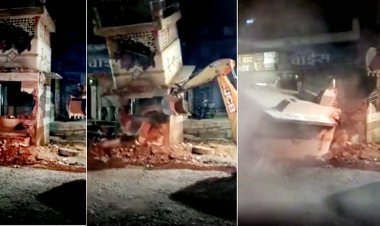रतलाम : ऐतिहासिक प्याऊ जमींदोज, इंदिरा गांधी ने 1956 में किया था उद्घाटन, सड़क निर्माण के लिए नगर निगम ने ढहा दिया