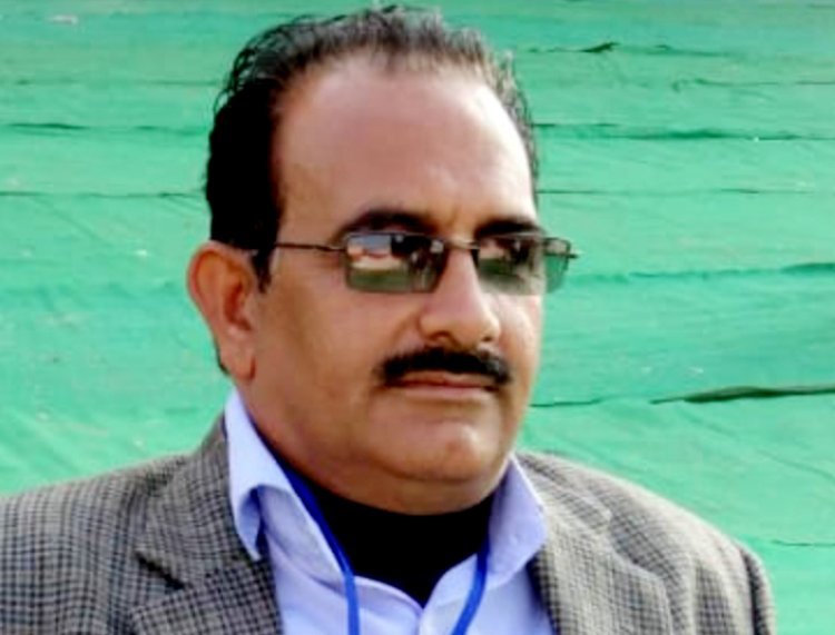 तहसीलदार के रीडर राधेश्याम सारस्वत को दी अंतिम विदाई, खेत से घर लौटते समय धोलावड़ मार्ग पर सड़क हादसे में हो गया था निधन