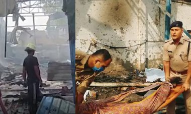 बड़ा हादसा... : अवैध पटाखा फैक्ट्री में विस्फोट से 14 मजदूरों की मौत और 19 घायल, इलेक्ट्रॉनिक उपकरण बनाने का था लाइसेंस, बना रहे थे पटाखे