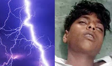 बांध के पास भैंस चरा रहा था किशोर, आकाशीय बिजली गिरने से हो गई मौत