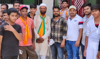वार्ड 37 में भाजपा के पार्षद प्रत्याशी मुबारिक शैरानी ने किया महाजनसंपर्क, वार्डवासियों ने दी भरपूर दुआएं
