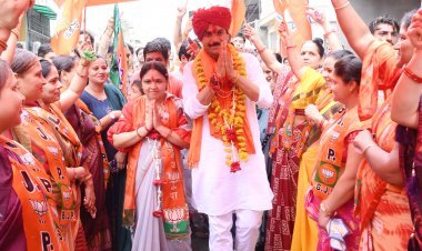 भाजपा प्रत्याशी पटेल का वादा : महापौर के वेतन से जरूरतमंद बच्चियों की भरूंगा फीस, पार्षद के रूप में मिला वेतन भी जनहित में किया खर्च