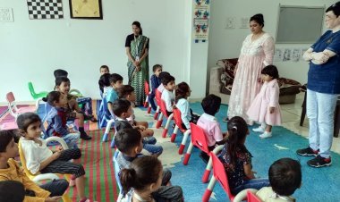 बेलामेंटे प्री स्कूल में हुआ सेमिनार, डीएसपी शीला सुराना ने बच्चों को बताया गुड और बेड टच का अंतर