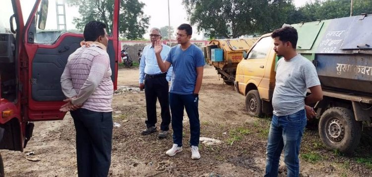 कचरा संग्रहण वाहन चालकों की उपस्थिति सुबह 7 बजे बायोमैट्रिक मशीन पर दर्ज होना जरूरी