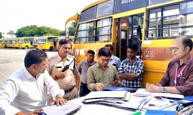 सुप्रीम कोर्ट की गाइडलाइन के विरुद्ध चल रहीं थीं हिमालय व नोबल इंटरनेशनल स्कूल की बसें, 7 की फिटनेस निरस्त, 1 अन्य जब्त