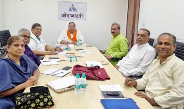 क्रीड़ा भारती के राष्ट्रीय कार्याध्यक्ष काश्यप की उपस्थिति में नई दिल्ली में हुई बैठक, राष्ट्रीय अधिवेशन पर हुई चर्चा