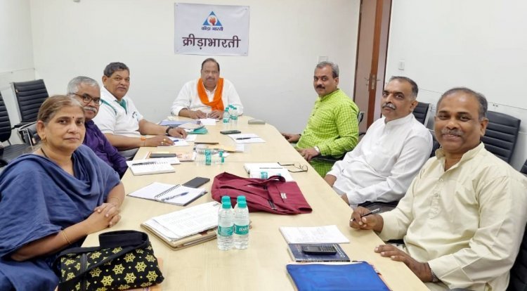 क्रीड़ा भारती के राष्ट्रीय कार्याध्यक्ष काश्यप की उपस्थिति में नई दिल्ली में हुई बैठक, राष्ट्रीय अधिवेशन पर हुई चर्चा