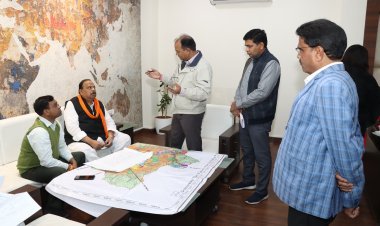 शहर में नई सड़क बनाने के लिए जितने आवश्यक हों उतने ही हटाए जाएं अतिक्रमण, ट्रांसपोर्ट नगर का काम जल्द पूरा करें- विधायक चेतन्य काश्यप