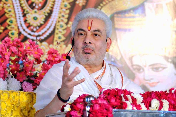 वाल्मीकि रामायण में बताई अपराध की तीनों श्रेणियों से रहें दूर तभी मानव श्रेष्ठ बनेगा- आचार्य ब्रह्मर्सि किरीट भाईजी