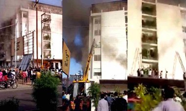 इंदौर में दो हादसे : थ्री स्टार होटल पपाया ट्री और प्लास्टिक फैक्टरी में लगी आग, होटल में ठहरे 46 लोगों को बचाया, धुएं व अतिक्रमण ने बढ़ाई परेशानी