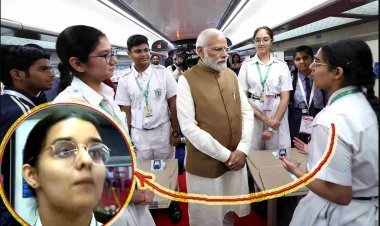 वंदे भारत ट्रेन में छात्रा की कविता सुन PM मोदी बोले- शाबाश ! लोगों ने कहा- ये तो अपने IPS अफसर मनोज कुमार सिंह की बिटिया भव्या है, देखें वीडियो...