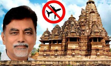 सृजन भारत के अनिल झालानी के सुझाव पर 7 दिन में हो गया अमल, खजुराहो के विश्व संरक्षित मंदिरों के आसपास का क्षेत्र No Flying Zone घोषित