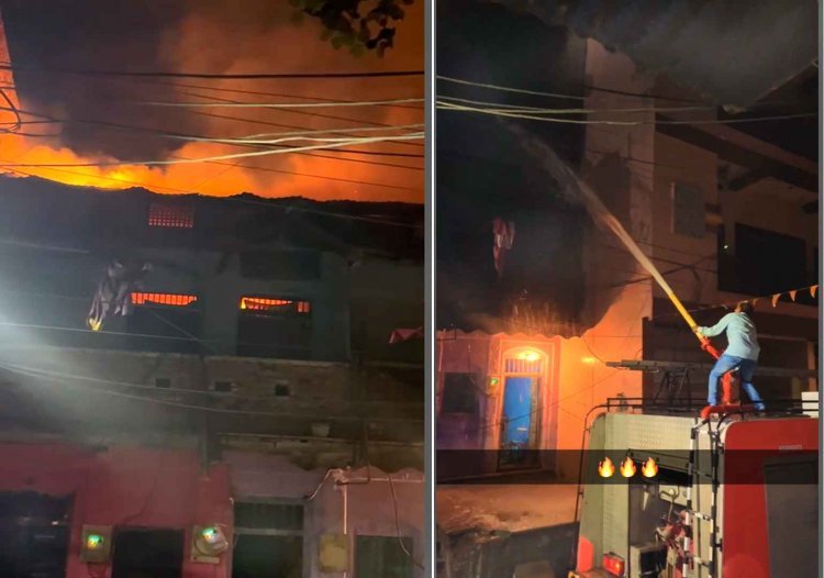 रतलाम : रात 12 बजे ब्राह्मणों का वास के सूने मकान में लगी भीषण आग, 5 फायर लॉरी ने करीब 3 घंटे में आग पर पाया काबू, देखें हादसे का वीडियो...