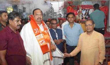 प्राण-प्रतिष्ठा महोत्सव : विधायक काश्यप ने उतारी सांई बाबा की आरती, सांई सेवा समिति ने किया सम्मान