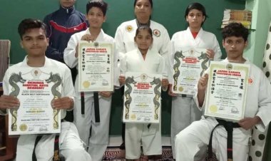 मार्शल आर्ट में रतलाम के 6 खिलाड़ियों को मिला ब्लैक बेल्ट, मई-जून में हुआ था परीक्षा का आयोजन