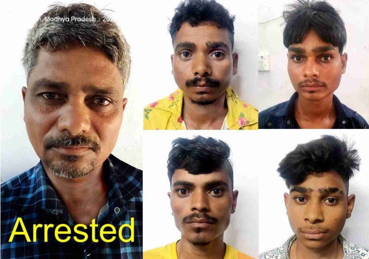 सरकारी जमीन के लिए तलवार व कुल्हाड़ी से वार कर बहाया था 4 लोगों का खून, 6 गिरफ्तार