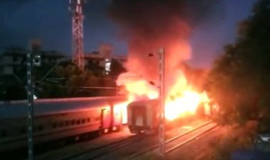 बड़ा हादसा : लखनऊ से रामेश्वरम जा रही ट्रेन के टूरिस्ट कोच में मदुरै स्टेशन पर लगी भीषण आग, 8 लोगों की मौत, 20 से अधिक घायल