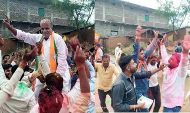 अबकी बार 60 हजार पार : रतलाम ग्रामीण से मथुरालाल डामर के भाजपा प्रत्याशी घोषित होते ही झूम उठे समर्थक, डामर सबसे पहले संघ कार्यालय 'तपस्या' पहुंचे