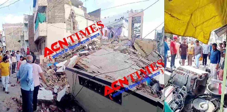 रतलाम बिग ब्रेकिंग : सराफा व्यवसायी मनोज शर्मा का चौड़ावास स्थित 3 मंजिला मकान ढहा, बाल-बाल बचे बुजुर्ग माता-पिता, दो अन्य मकान भी आए चपेट में