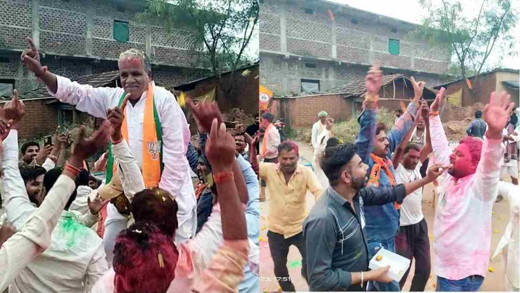 अबकी बार 60 हजार पार : रतलाम ग्रामीण से मथुरालाल डामर के भाजपा प्रत्याशी घोषित होते ही झूम उठे समर्थक, डामर सबसे पहले संघ कार्यालय 'तपस्या' पहुंचे
