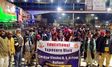 एजुकेशन एक्सपोजर के तहत सीएम राइस विनोबा स्कूल के 94 विद्यार्थियों ने जाना चित्तौड़गढ़ के किले का इतिहास, गौरव गाथा से हुए रूबरू