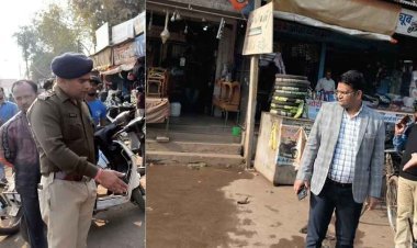 यातायात पुलिस अलर्ट ! गुना शहर की यातायात व्यवस्था सुधारने सड़क पर उतरी पुलिस, जय स्तंभ एवं हनुमान चौराहे पर स्थित ऑटो स्टैंड 50 मीटर दूर किए शिफ्ट