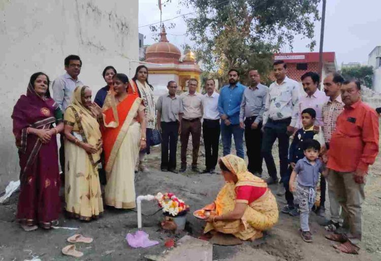 श्री श्रीमाली ब्राह्मण समाज में हुआ जल स्रोत का शुभारंभ. समाजनजन बोले- ऐसे सेवा कार्य समाज को प्रेरणा देते हैं