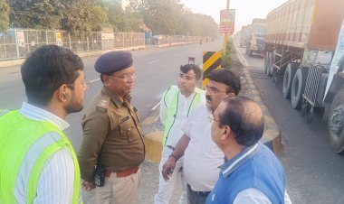 ...ताकि न हों हादसे ! रतलाम पुलिस ने फोरलेन हाइवे पर सिमलावदा से बारगड़ फंटे तक ब्लैक स्पॉट का किया निरीक्षण, खामियों को करवाया ठीक