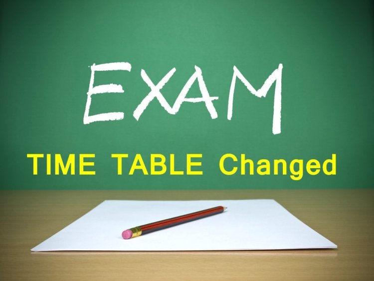 Exam Update ! कक्षा 10वीं और 12वीं की मुख्य परीक्षा का टाइम टेबल बदला, क्यों और क्या बदलाव हुआ यह जानने के लिए पढ़ें ये खबर