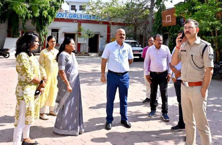 EXAM Alert ! 4 मई को रतलाम के 8 केंद्रों में होगा NEET का आयोजन, CCTV कैमरों से होगी निगरानी, कलेक्टर व एसपी ने किया निरीक्षण, उड़नदस्ते भी गठित