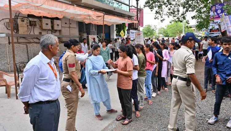 NEET संपन्न : डॉक्टर बनने के लिए 3347 परीक्षार्थियों में से 3256 ने दी परीक्षा, 91 गैरहाजिर रहे, सीसीटीवी कैमरे से रखी नजर, मुस्तैद रहे अफसर