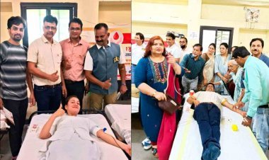 रक्तदान महादान ! डॉक्टर्स-डे पर जिला अस्पताल में लगा रक्तदान शिविर, डॉक्टरों और रक्तवीरों ने 87 यूनिट रक्त दान किया