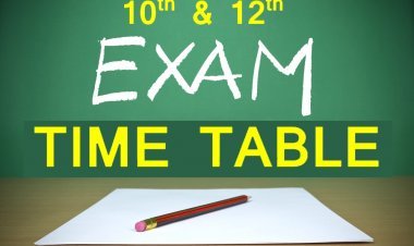 EXAM Alert ! कक्षा 10वीं और 12वीं की परीक्षा का टाइमट टेबल जारी, 7 फरवरी को शुरू हो जाएगी परीक्षा, देखें टाइम टेबल