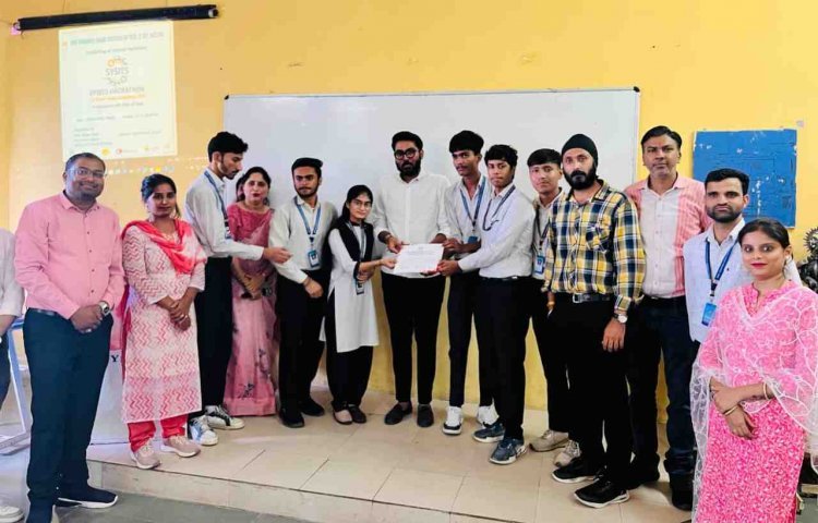 श्री योगींद्र सागर इंस्टिट्यूट में स्मार्ट इंडिया इंटरनल हैकेथॉन 2025 का हुआ आयोजन, इंडी टेक टीम बनी विजेता