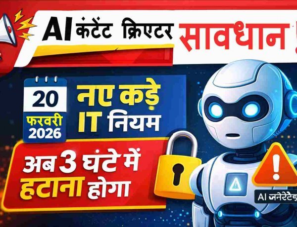 AI पर सरकारी पहरा ! AI से कंटेंट बनाने वाले पहले जान लें IT नियमों में हुए ये बदलाव, वरना जान पड़ सकता है जेल